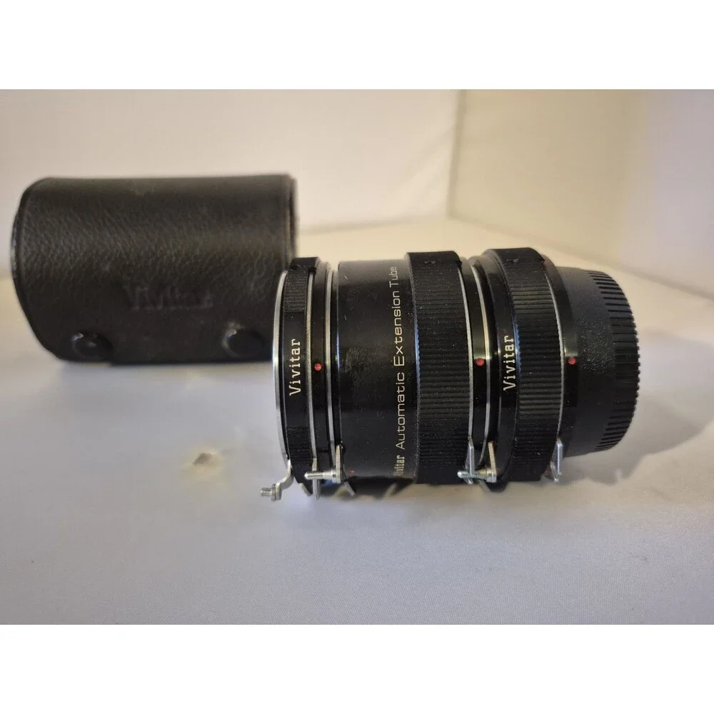 VIVITAR Extension Tube Set AT-3 36mm, 20mm, 12mm for NIKON F mount ( non AI )